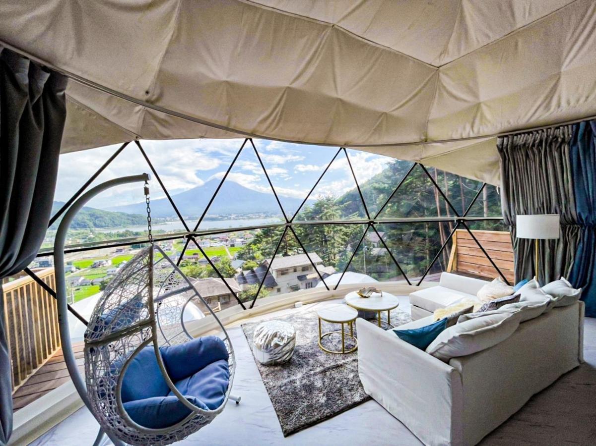 Mt,Fuji Glamping Terrace Minenohana - Vacation Stay 35711V Fujikawaguchiko Dış mekan fotoğraf