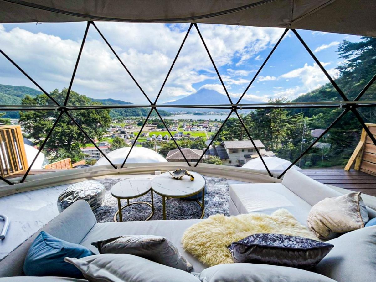 Mt,Fuji Glamping Terrace Minenohana - Vacation Stay 35711V Fujikawaguchiko Dış mekan fotoğraf