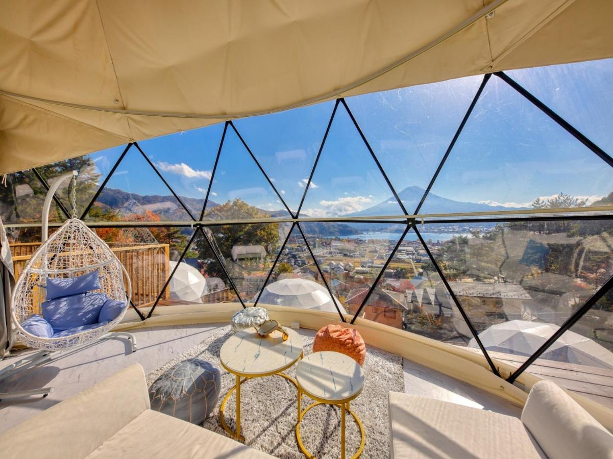 Mt,Fuji Glamping Terrace Minenohana - Vacation Stay 35711V Fujikawaguchiko Dış mekan fotoğraf