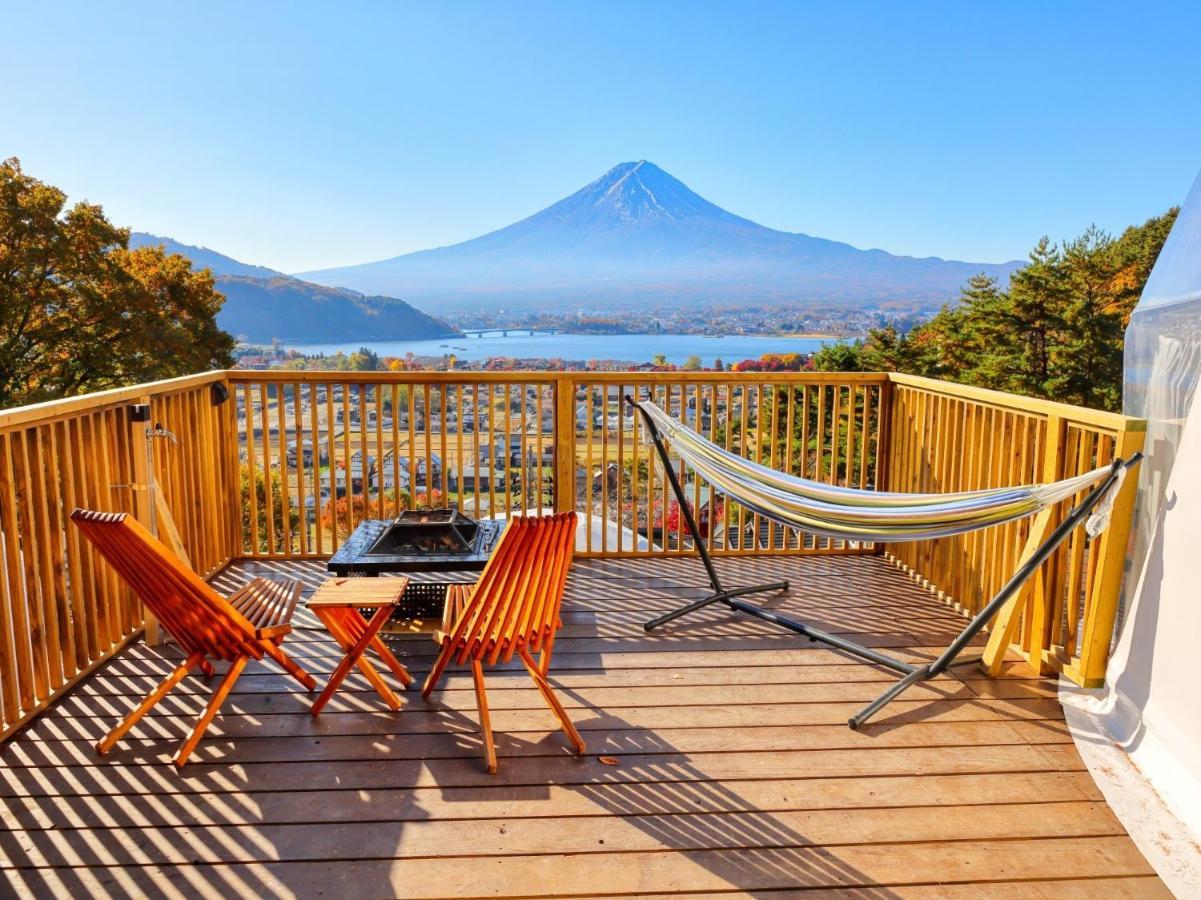 Mt,Fuji Glamping Terrace Minenohana - Vacation Stay 35711V Fujikawaguchiko Dış mekan fotoğraf