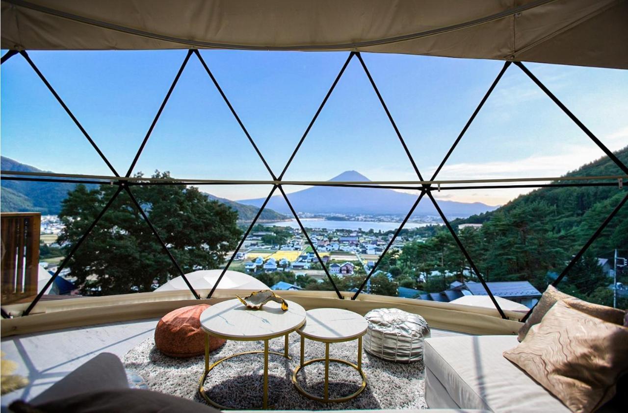 Mt,Fuji Glamping Terrace Minenohana - Vacation Stay 35711V Fujikawaguchiko Dış mekan fotoğraf