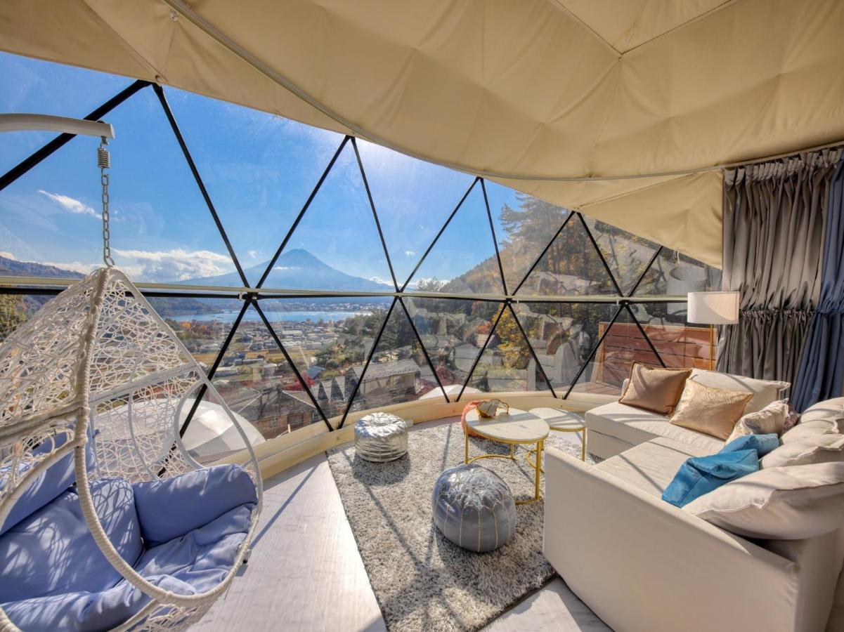 Mt,Fuji Glamping Terrace Minenohana - Vacation Stay 35711V Fujikawaguchiko Dış mekan fotoğraf
